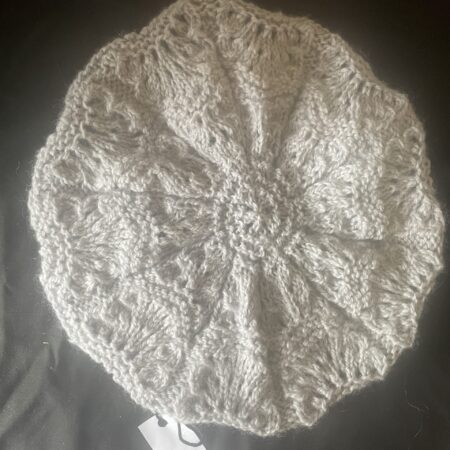 White Alpaca Beret