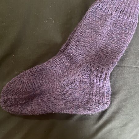 Small purple socks